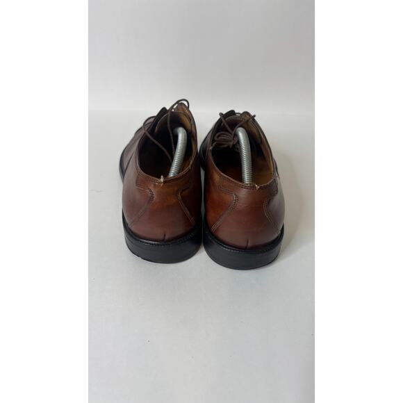 Salvatore Ferragamo - Cognac Brown Leather Oxford Dress Shoes size 10.5 main image 5